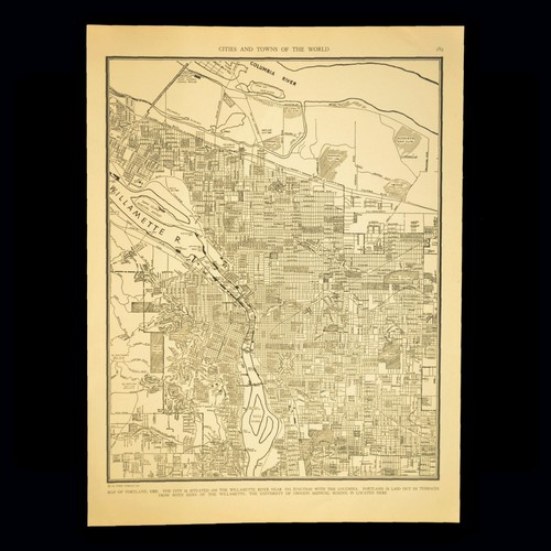 1930s vintage portland city - 1930s,